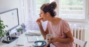 Enjoy delicious yet balanced meals when working from home