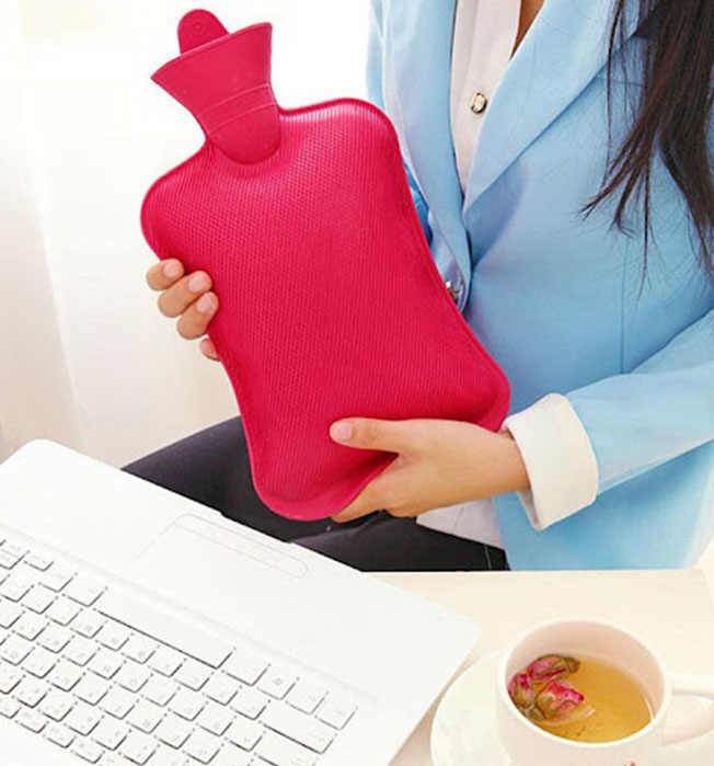 Hot Water Bags Made of Rubber